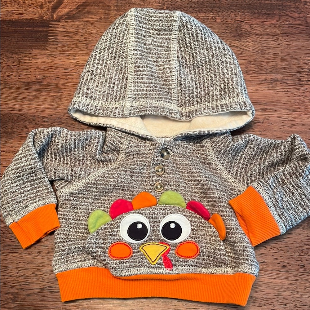 Baby Essentials turkey hoodie